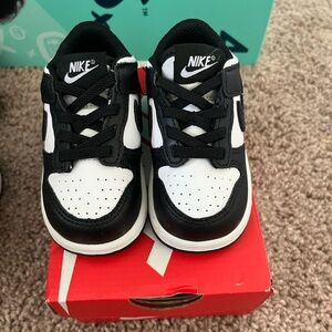 Nike Kids Black and White Sneakers